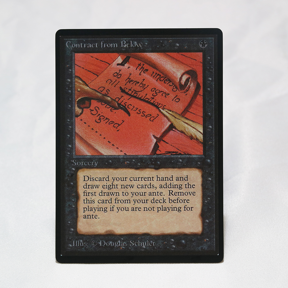 Contract From Below B Limited Edition Beta (LEB) Normal – MTG Proxy