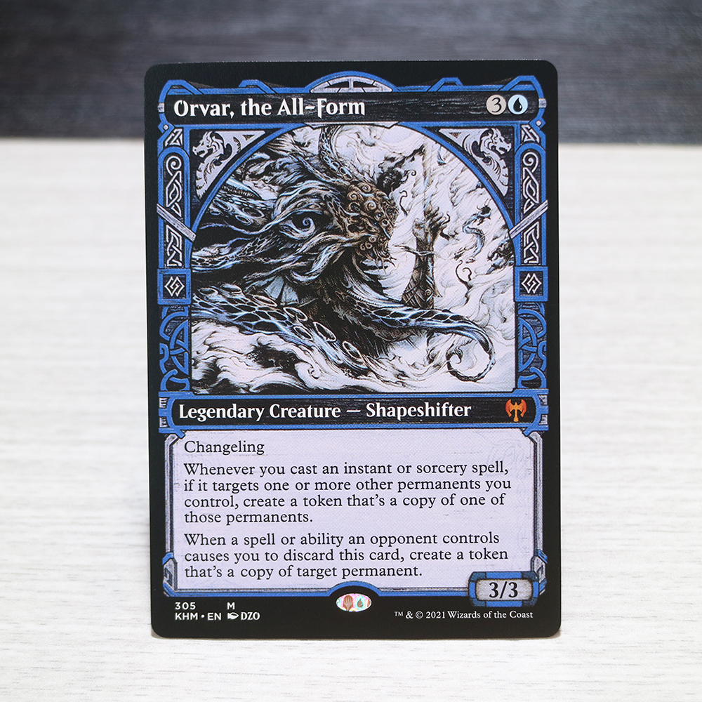 Orvar The All Form Special Art Kaldheim Khm Hologram Mtg Proxy